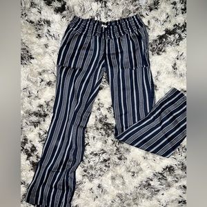 Roxy Oceanside Pant - navy w/white stripes
